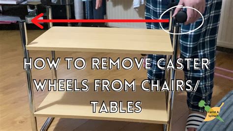 How To Replace Casters On Kitchen Chairs