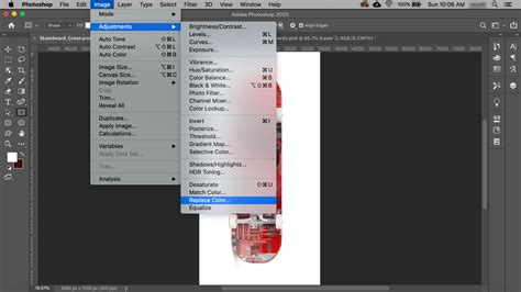 how to replace colour in photoshop