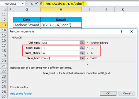 how to replace data in excel cells
