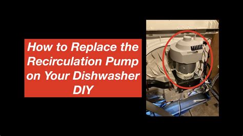 How To Replace Dishwasher Pump
