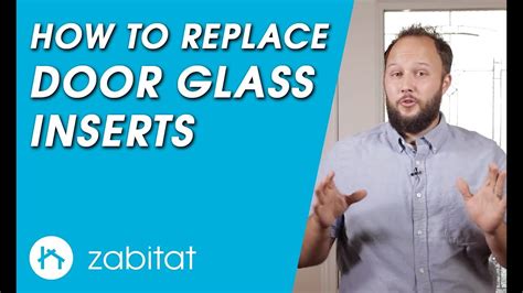 How To Replace Door Glass Insert