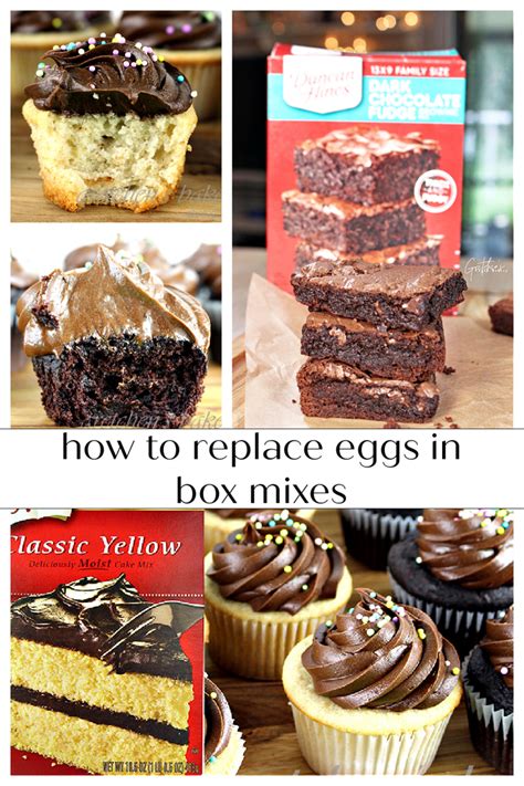 How To Replace Eggs In A Cake Mix