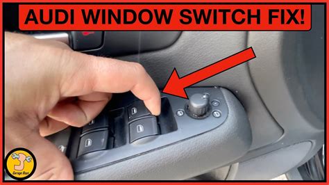 How To Replace Electric Window Switch Audi A4