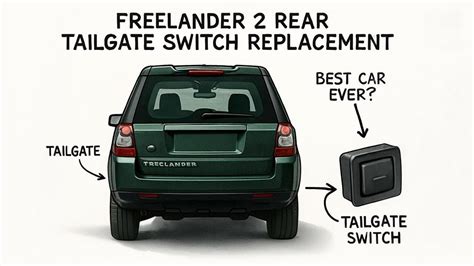 How To Replace Freelander 2 Tailgate Switch