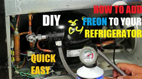 How To Replace Freon In A Fridge