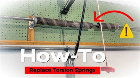 How To Replace Garage Door Single Spring
