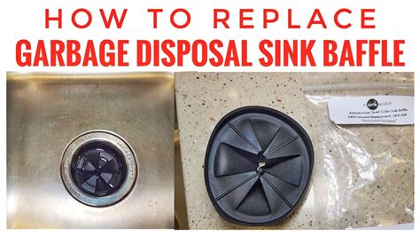 How To Replace Garbage Disposal Sink Baffle
