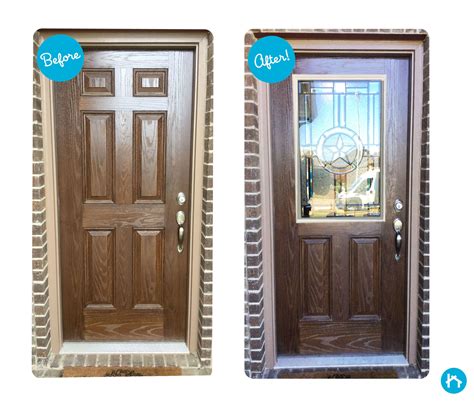 How To Replace Glass Insert In Front Door