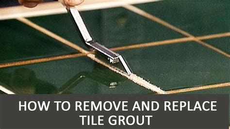 How To Replace Grout In Floor Tile