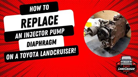 How To Replace Injector Pump