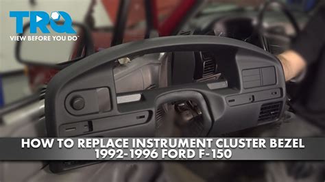 How To Replace Instrument Cluster