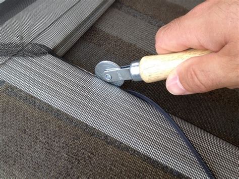 How To Replace Mesh On Screen Door