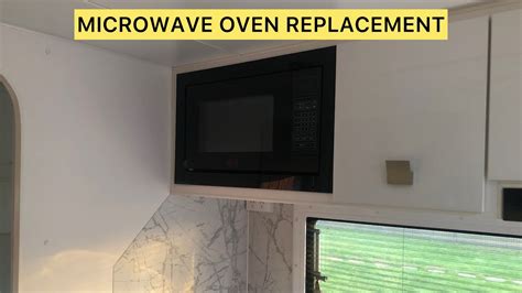 How To Replace Microwave In Caravan