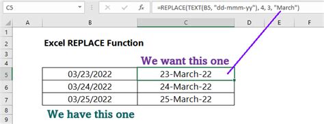 how to replace multiple text in excel using formula