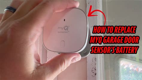 How To Replace Myq Door Sensor Battery