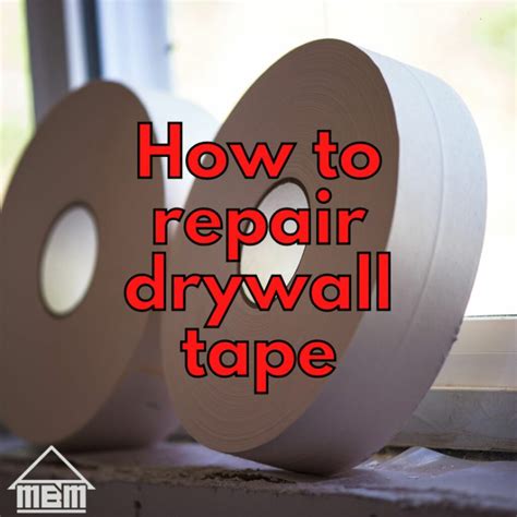 How To Replace Old Drywall Tape