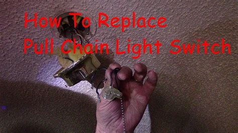 How To Replace Pull Chain With Switch
