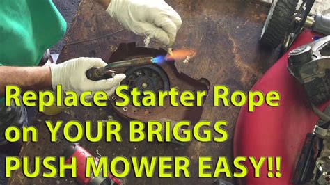 How To Replace Pull Starter Rope