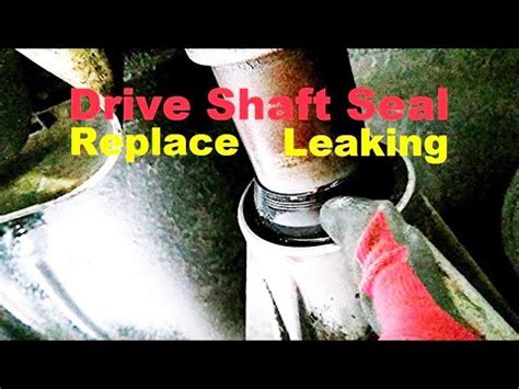 How To Replace Rear Seal On Transfer Case