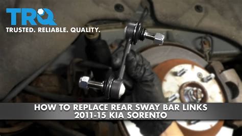How To Replace Rear Stabilizer Bar Link