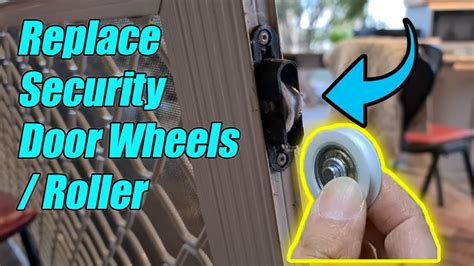 How To Replace Rollers On Sliding Security Screen Door
