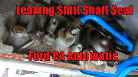 How To Replace Shift Shaft Seal