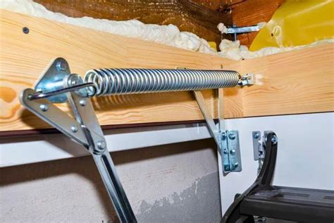 how to replace spring on attic ladder