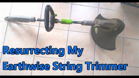 How To Replace String On Earthwise Trimmer