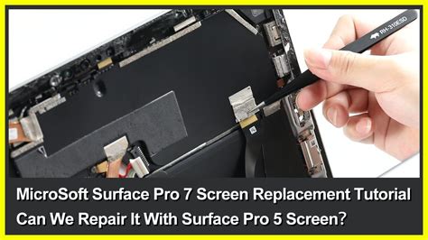how to replace surface pro 7 screen