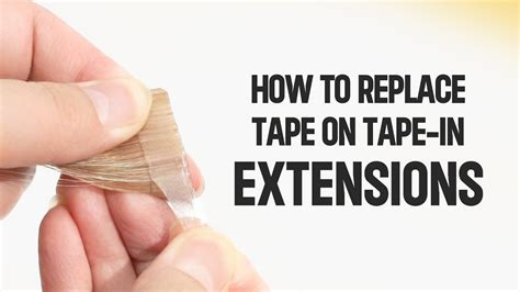 How To Replace Tape On Tape In Extensions