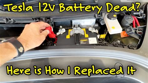 how to replace tesla 12 volt battery
