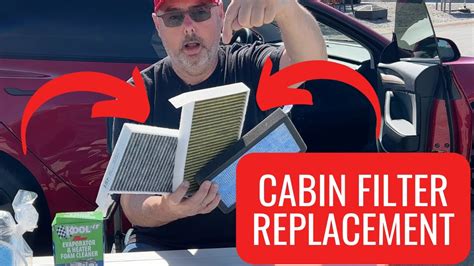 how to replace tesla cabin filter