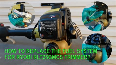 How To Replace The Fuel Line On A Ryobi String Trimmer