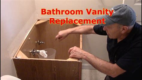How To Replace The Vanity In A Bathroom