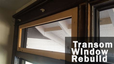 How To Replace Transom Window
