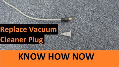 How To Replace Vacuum Cord Plug