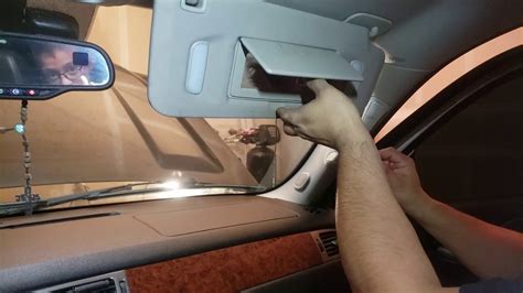 How To Replace Vanity Mirror In Car