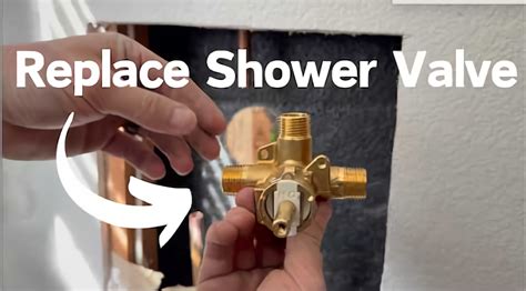 How To Replace Water Control In Shower