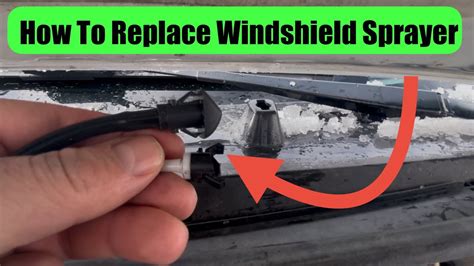 How To Replace Windshield Wiper Fluid Nozzle