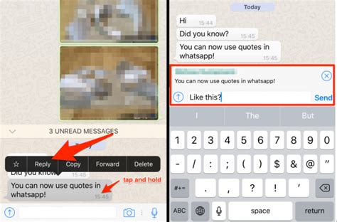 how to reply to a specific text message on android