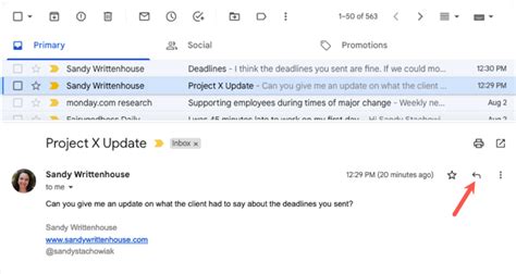how to reply to an email without attachment gmail