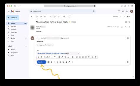 how to reply with attachment in gmail