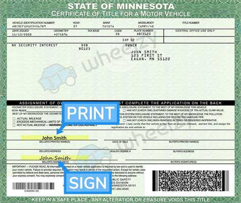 How To Request A Duplicate Title In Minnesota