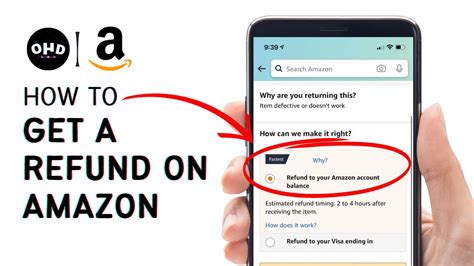how to request a refund on amazon ca
