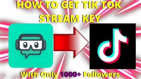 how to request a stream key on tiktok