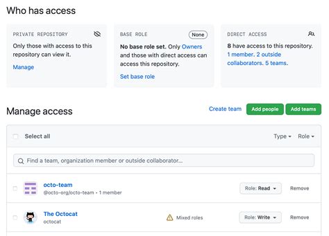 how to request access to github repository
