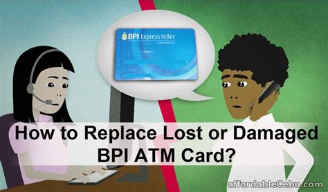 how to request debit card replacement in bpi