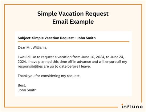 how to request for leave in email