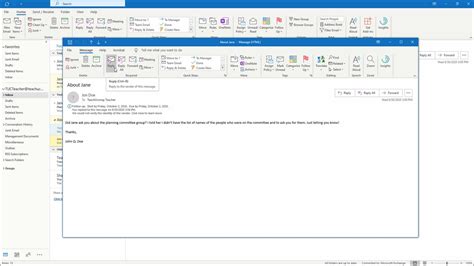 how to require a response to an email in outlook