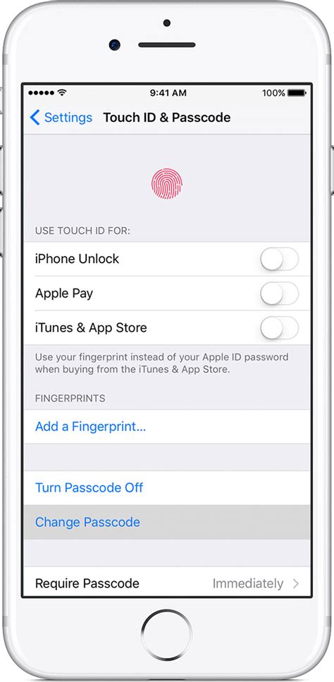 how to require passcode for apple pay